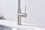 Смеситель для кухни Paulmark Galant Ga213077-BS Брашированная сталь латунь