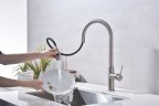 Смеситель для кухни Paulmark Galant Ga213077-BS Брашированная сталь латунь