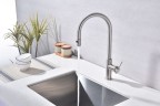 Смеситель для кухни Paulmark Galant Ga213077-BS Брашированная сталь латунь