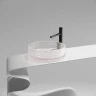 Раковина-чаша Ceramicanova Cristal 36 CN6061 Розовая стекло накладная