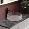 Раковина-чаша Ceramicanova Cristal 36 CN6061 Розовая стекло накладная