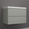 Тумба под раковину Style Line Манхэттен 80 ЛС-00002361 подвесная цвет Олива