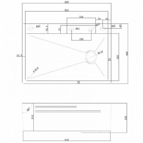 Кухонная мойка Abber Wasser Kreis 68 AF2194SP Сатин