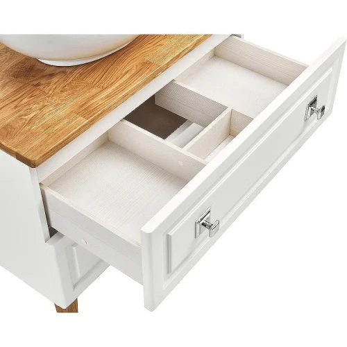 Комплект мебели для ванной ASB-Woodline Каталина 80 White 120971 Белый