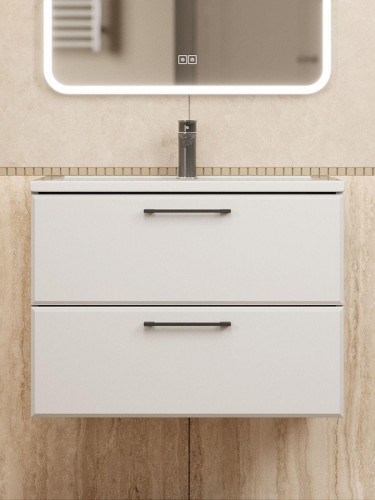 Тумба под раковину Uperwood Foster New 70 TFosterNEW70w подвесная цвет Белый матовый