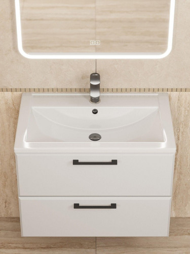 Тумба под раковину Uperwood Foster New 70 TFosterNEW70w подвесная цвет Белый матовый