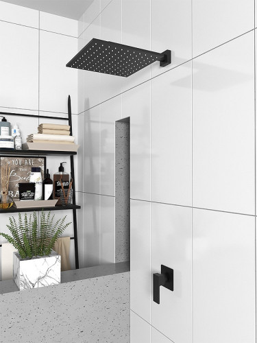 Верхний душ Paini 50PZ759QQ25 Черный матовый