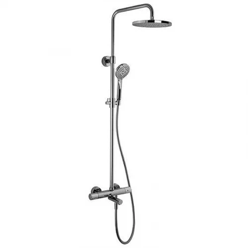 Душевая система Fima Carlo Frattini Shower column F3154/RP259CR  с термостатом цвет Хром