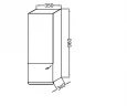Подвесной шкаф Jacob Delafon Odeon Up 35 R EB893D-N18 Белый МДФ / ЛДСП