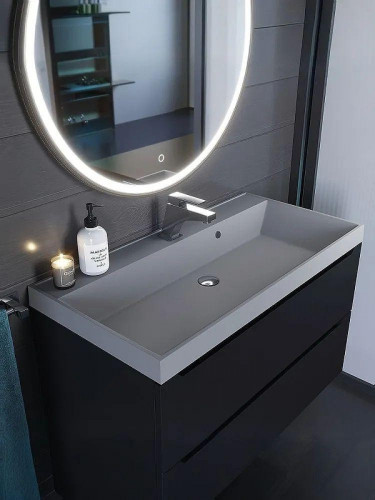 Раковина Uperwood Classic Quartz 100 293020633 цвет Бетон