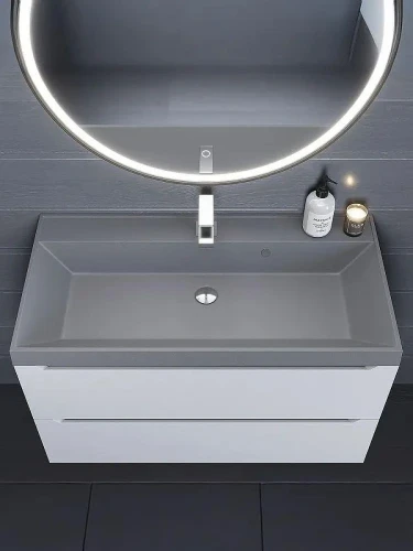 Раковина Uperwood Classic Quartz 100 293020633 цвет Бетон