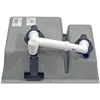 Кухонная мойка Blanco Subline 340/160-U L 523550 Алюметаллик искусственный камень (литьевой мрамор) встраиваемый