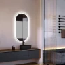 Зеркало Abber Kontur 50 AG6303S-1.0 с подсветкой с сенсорным выключателем и диммером стекло