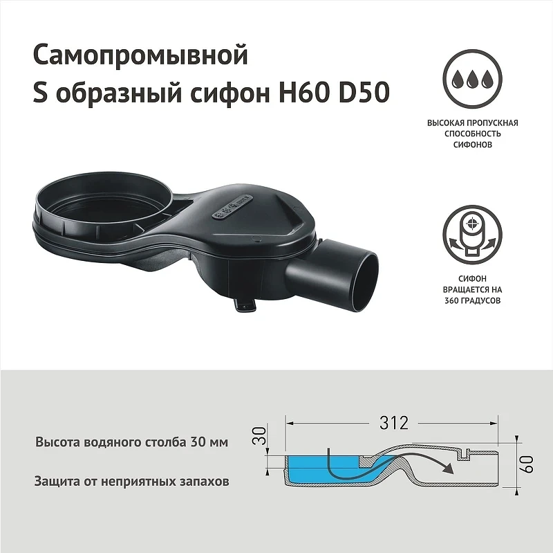 Душевой лоток Berges Wall 600 092156 с решеткой цвет Золото глянец