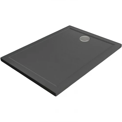 Душевой поддон из искусственного камня Veconi Pietra AG 120x80 PT-AG-12080-RU Антрацитово-серый