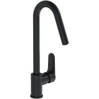 Смеситель для кухни Vitra Root Round A4274236EXP Черный матовый латунь однорычажный