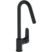 Смеситель для кухни Vitra Root Round A4274236EXP Черный матовый латунь