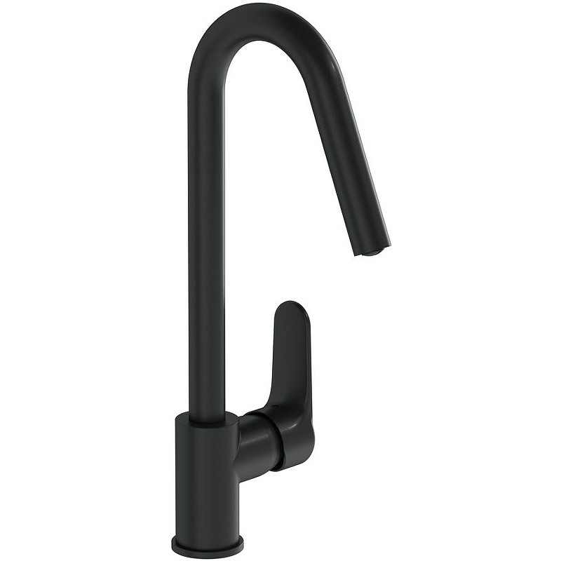 Смеситель для кухни Vitra Root Round A4274236EXP Черный матовый латунь