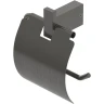 Держатель туалетной бумаги Cezares Slider SLIDER-PH-GM с крышкой Оружейная сталь