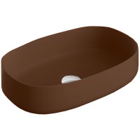 Раковина-чаша Artceram Cognac 55 COL003 39 00 Cocoa фарфор накладная