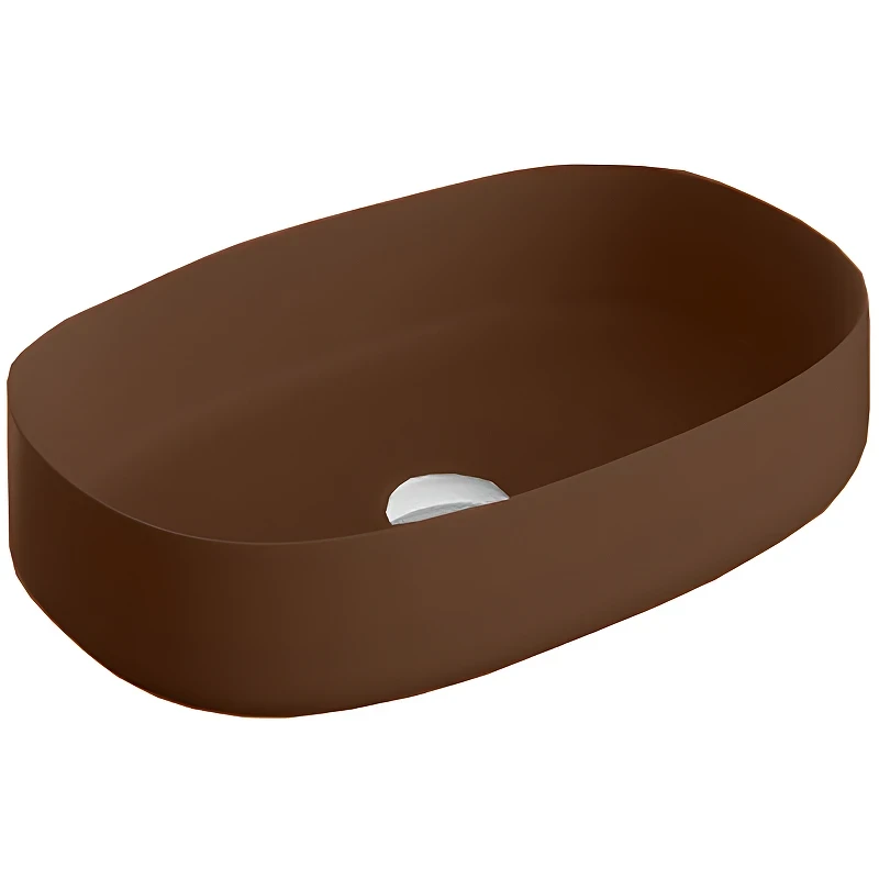 Раковина-чаша Artceram Cognac 55 COL003 39 00 Cocoa фарфор накладная