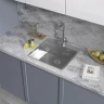 Кухонная мойка Reflexion Iseo 50 RX2250SS цвет Полированная сталь