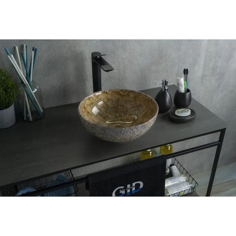 Раковина-чаша Gid Esfera Mnc489 32 54437 цвет Под камень глянцевый