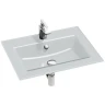 Раковина Jacob Delafon Vox 60 EB2105-DD1 Белая стекло полувстраиваемая