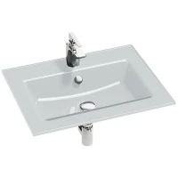 Раковина Jacob Delafon Vox 60 EB2105-DD1 Белая стекло полувстраиваемая
