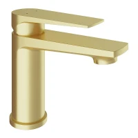 Смеситель для раковины Aqueduto LINHA LIN0250 цвет Шлифованное золото
