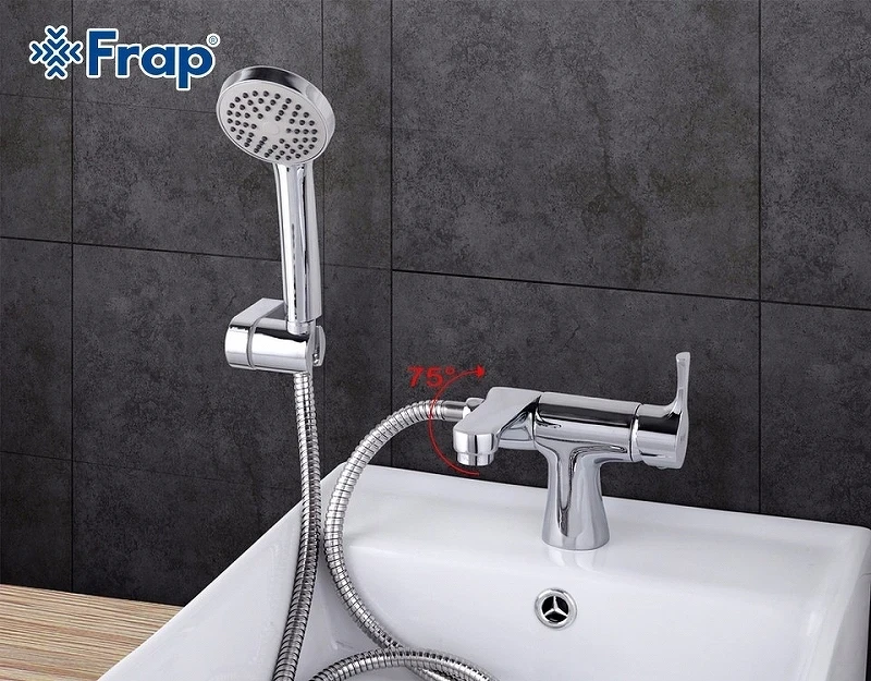Смеситель для раковины Frap F1252 Хром латунь