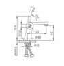 Смеситель для раковины Frap F1252 Хром латунь