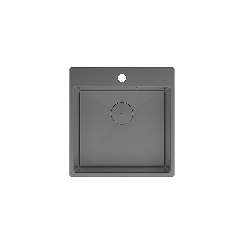 Кухонная мойка Lemark Janga 490 9936107 цвет Графит