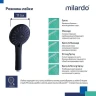 Ручной душ Milardo Ideal Spa 5F ILS5FBRM18 Черный матовый