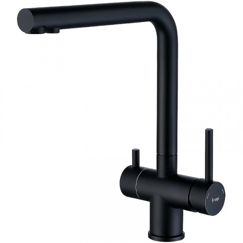 Смеситель для кухни Frap H899 F43899-36 Черный матовый нержавеющая сталь