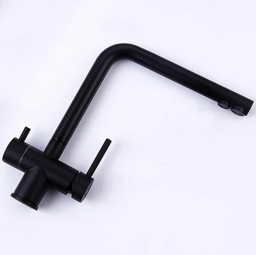 Смеситель для кухни Frap H899 F43899-36 Черный матовый нержавеющая сталь