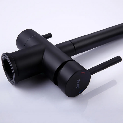 Смеситель для кухни Frap H899 F43899-36 Черный матовый нержавеющая сталь