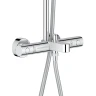 Душевая система Grohe Tempesta Cosmopolitan System 26223001 с термостатом Хром латунь на стену