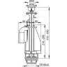 Сливная арматура Alcaplast A08A Белая