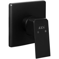 Смеситель для душа E.C.A. Tiera 102167105C1EX-K Черный матовый латунь встраиваемый однорычажный