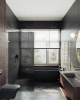 Душевая перегородка Maybah Glass MGD-272-4 890x1950 коннектор стена-стекло Хром глянцевый стекло графитовое матовое