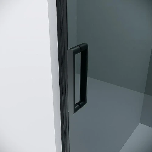 Душевой уголок Grossman Classic 130х70 120.K33.04.1370.21.10 профиль Черный матовый стекло тонированное