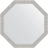 Зеркало Evoform Octagon 58х58 BY 3680 в багетной раме - Мозаика хром 46