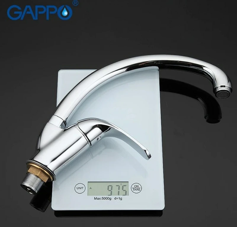 Смеситель для кухни Gappo G35 G4135 Хром латунь