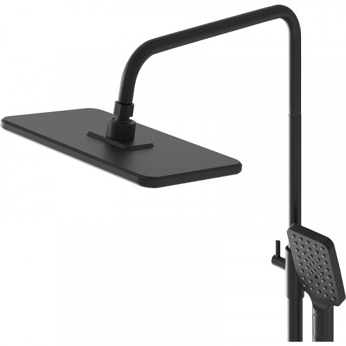 Душевая система Grossman Style 500.K35.05.210 Черная матовая латунь на стену