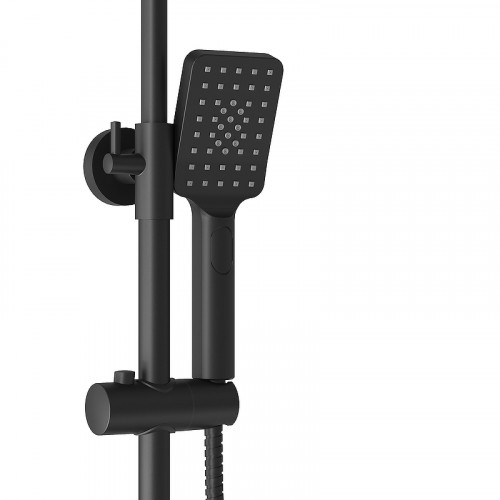 Душевая система Grossman Style 500.K35.05.210 Черная матовая латунь на стену