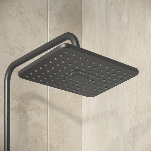 Душевая система Grossman Style 500.K35.05.210 Черная матовая латунь на стену