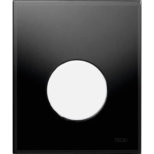 Кнопка смыва для инсталляции Tece Loop Urinal Glass 9242654 Черная Белая