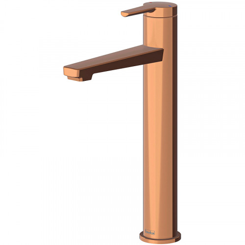 Смеситель для раковины Teska Liva Leo L E5429 Розовое золото латунь