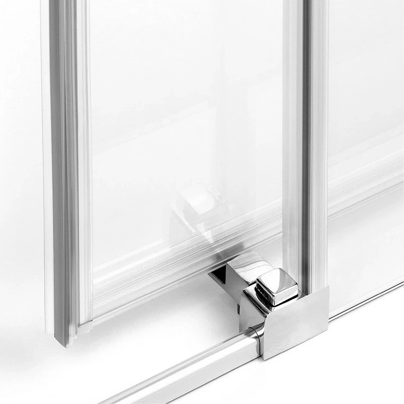 Душевой уголок New Trendy Prime Chrome 90х90 D-0296A/D-0297A профиль Хром стекло прозрачное